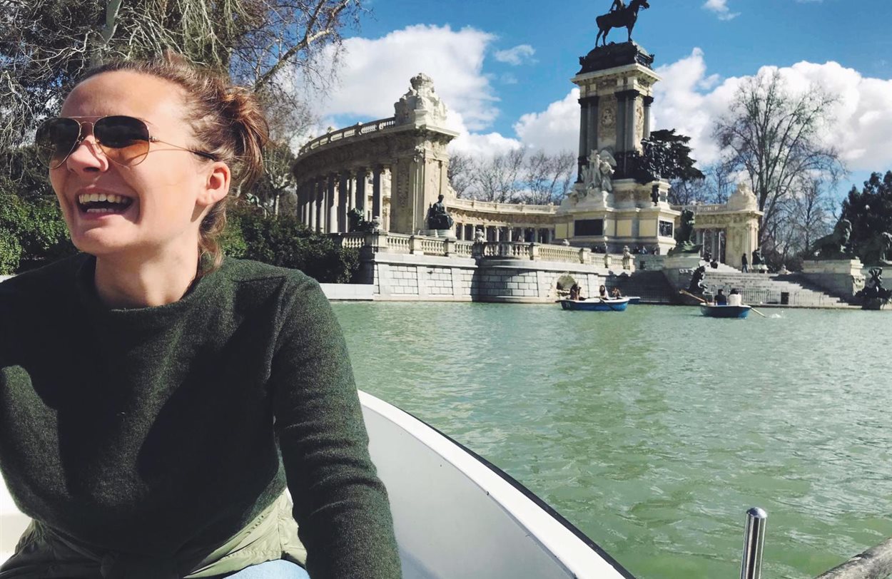 Kristiane studerer Business Administration i Spania