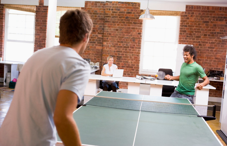 - Det er hyggelig med pingpong, for all del